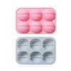 6 Cavity Brain-Shaped Silicone Chocolate Mold Cake Decorating Baking Accessories