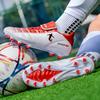 New Men Football Boots Grass Breathable Match Outdoor Sport Soccer Shoes Cleats Long Spikes Comfortable Training Boys Non Slip