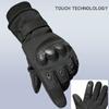 Zimowe męskie rękawice taktyczne kolarstwo narciarstwo Shell Break Fleece Field Thermal Touch Screen Army damskie rękawice treningowe sportowe rękawice
