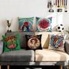 Grateful Dead Cushion Cover Cushion Cover Set 4Pcs 50X50 45X45 40X40 Pillowcase Decorative Sofa Home Decor