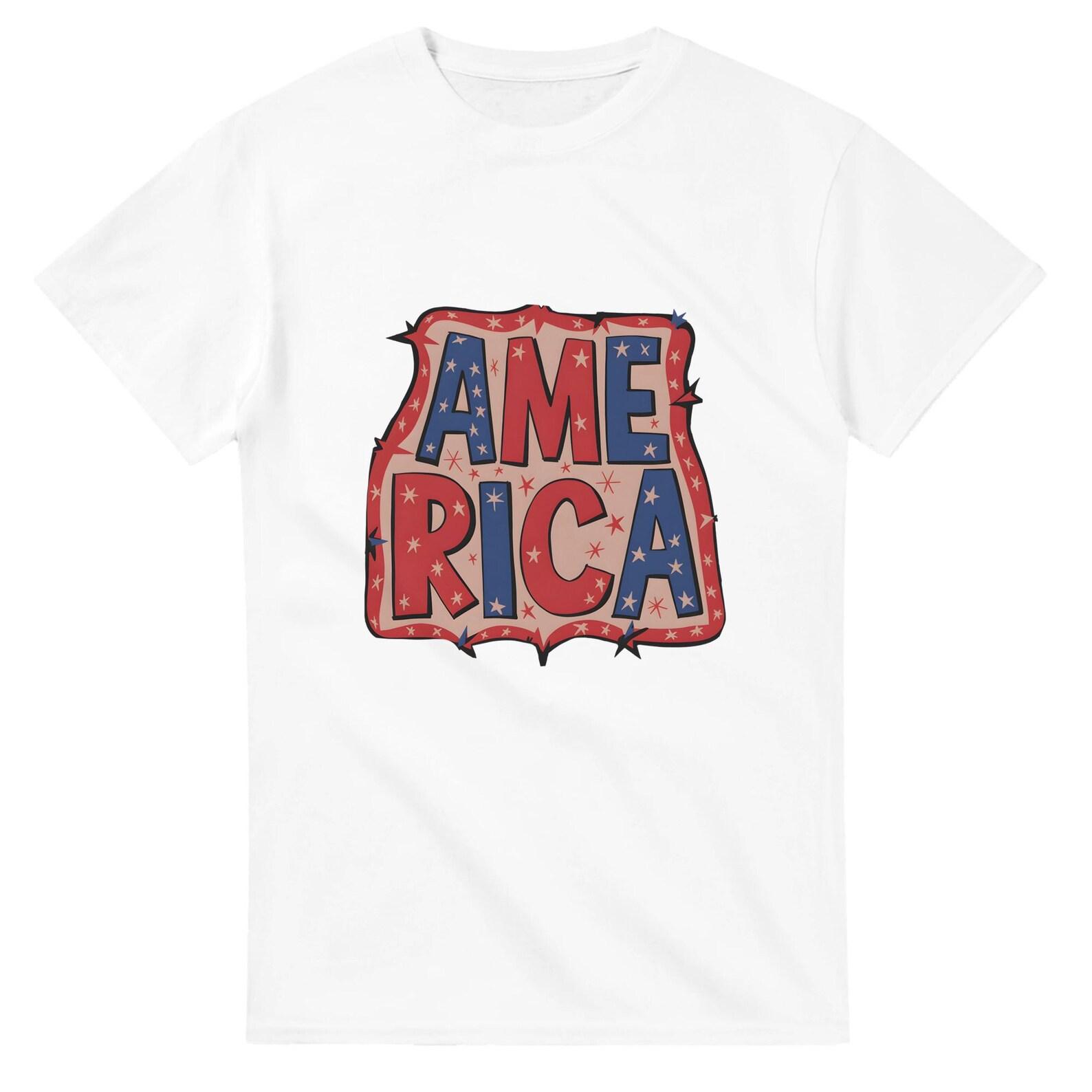 America 4th of July Heavyweight Unisex T shirt XL