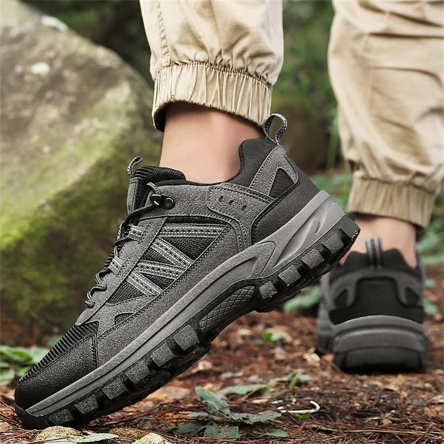 2025 Autumn and Winter New Men's Shoes Popular Sports Shoes Men's Large Size Outdoor Hiking Shoes Men's Casual Men's Shoes Non-slip