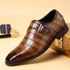 Chaussures en Cuir Homme Style Britannique Classiques Affaires Formelles Chaussures de Bureau Mocassins Homme Mode Décontractée Chaussure en Cuir Homme Chaussures Habillées Homme