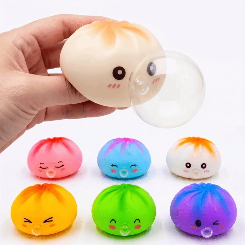Stretchy Steamed Bun Squishy Toy Slow Rebound Steamed Bun Squeeze Toy Party Favors