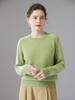 Soft, Skin-Friendly Cashmere Sweater – Stylish Saddle Shoulder, Round Neck, Loose Fit, Slimming Design for Autumn/Winter 2026 Women’s Collection