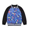 Spring and Autumn Men and Girls Fashionable Cute Printing Color Collision Jacket Children Splicing Jacket Baby Cardigan