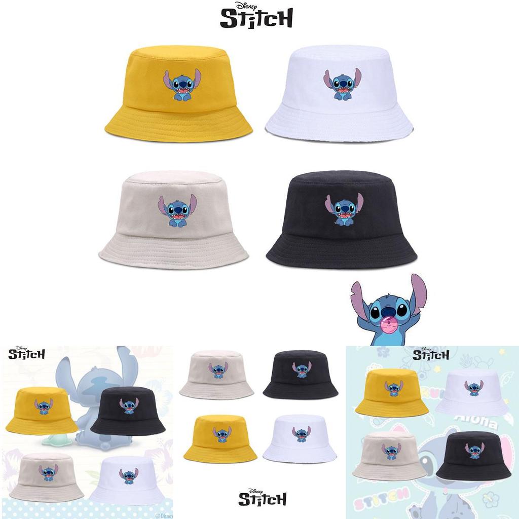 Disney Lilo And Stitch Stitch Pink Tie Dye Bucket Hat Uv Protection And Breathable Fabric