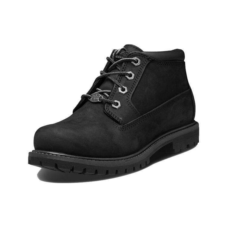 Timberland Nellie Waterproof Chukka Wide Fit Boots 'Black' Women's 23398
