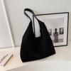 Women's Vintage Shoulder Bag Deer Skin Suede Handbags Large Capacity Solid Color Simple Casual Commuter Bag Retro Tote Bag Armpit Bag