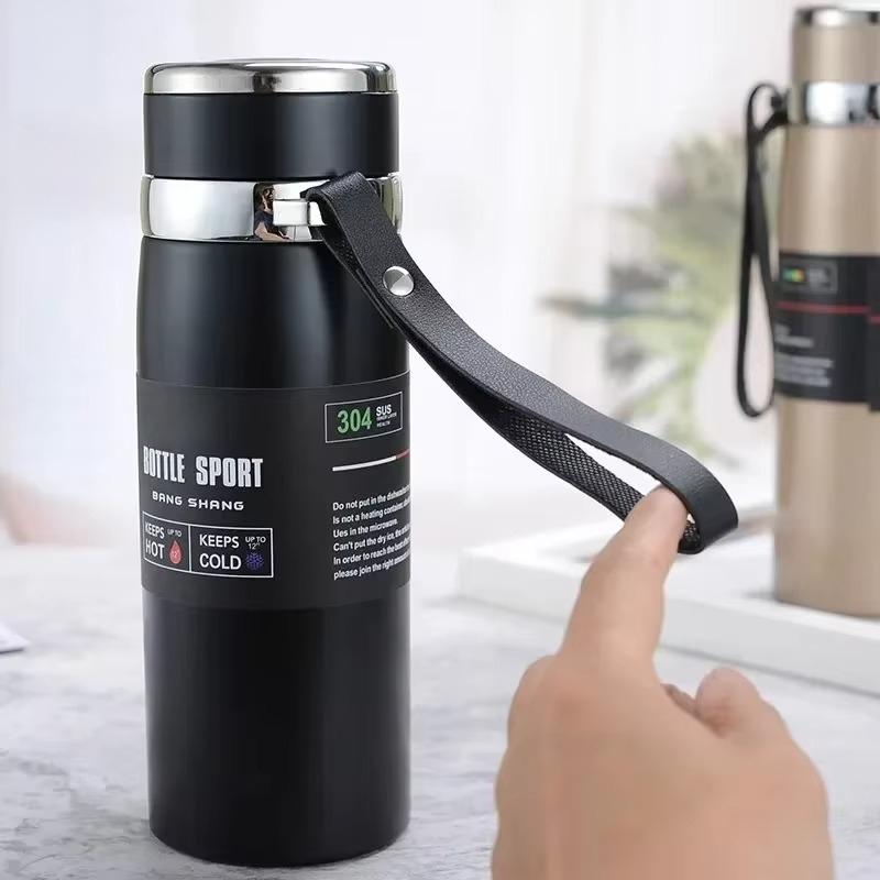 1L Thermal Water Bottle Vacuum Flasks Stainless Steel Thermos Bottle Keep Cold and Hot Insulated Tumbler Cup for Water Tea Coffe