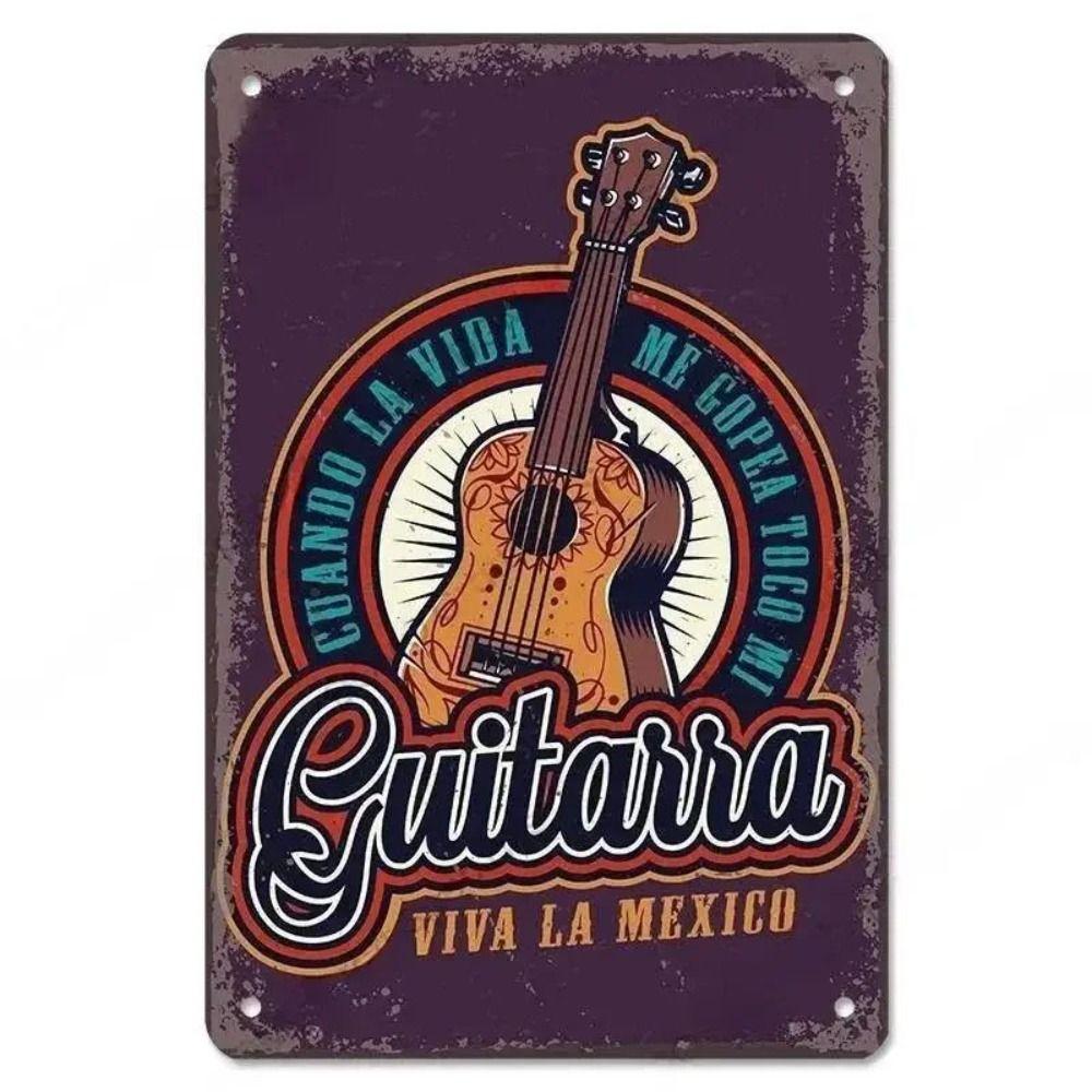 "Let The Music Be Your Master" Music Theme Metal Panel Wall Decor