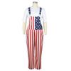 2026 Independence Day American flag couple overalls, Halloween stage show costumes