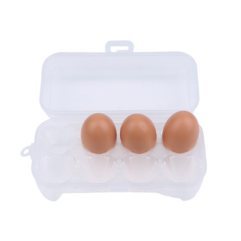 8 Fächer Eierbox Hülle Stoßfeste Eierhalter Küche Behälter Hülle Transparenter Organizer Für Outdoor Camping Picknick