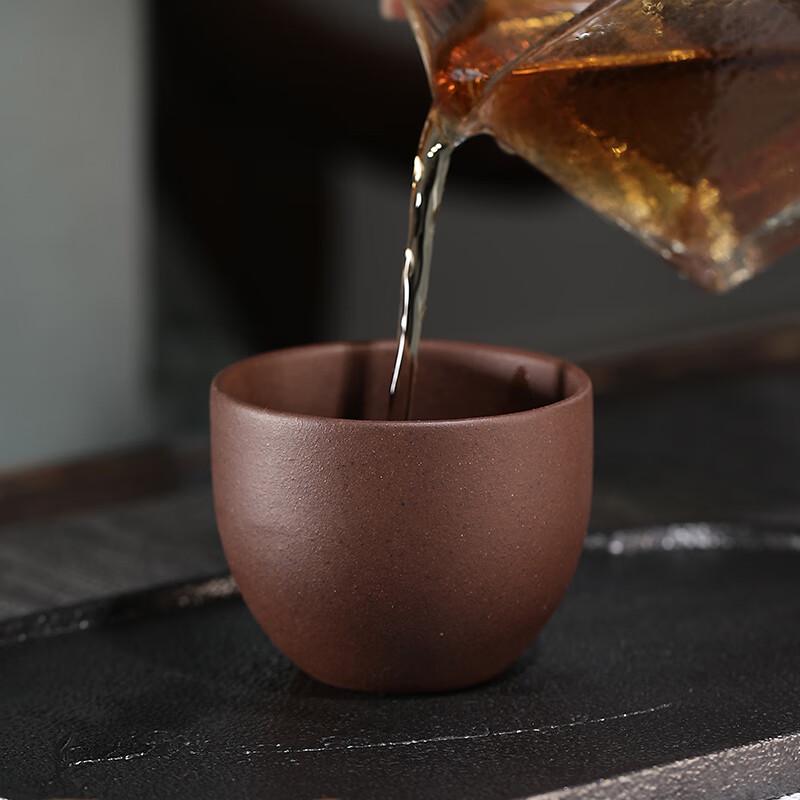 Qingputang Zisha Five Fortune Tea Cup Set