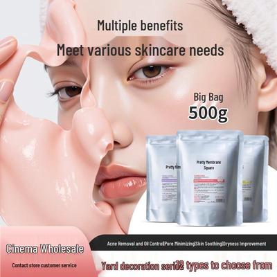 Rosen-Weichmaskenpulver, 500g - Authentische Schönheitsstudio-Feuchtigkeitsspendende Aufhellende Porenverfeinernde Reinigende Abstrichmaske