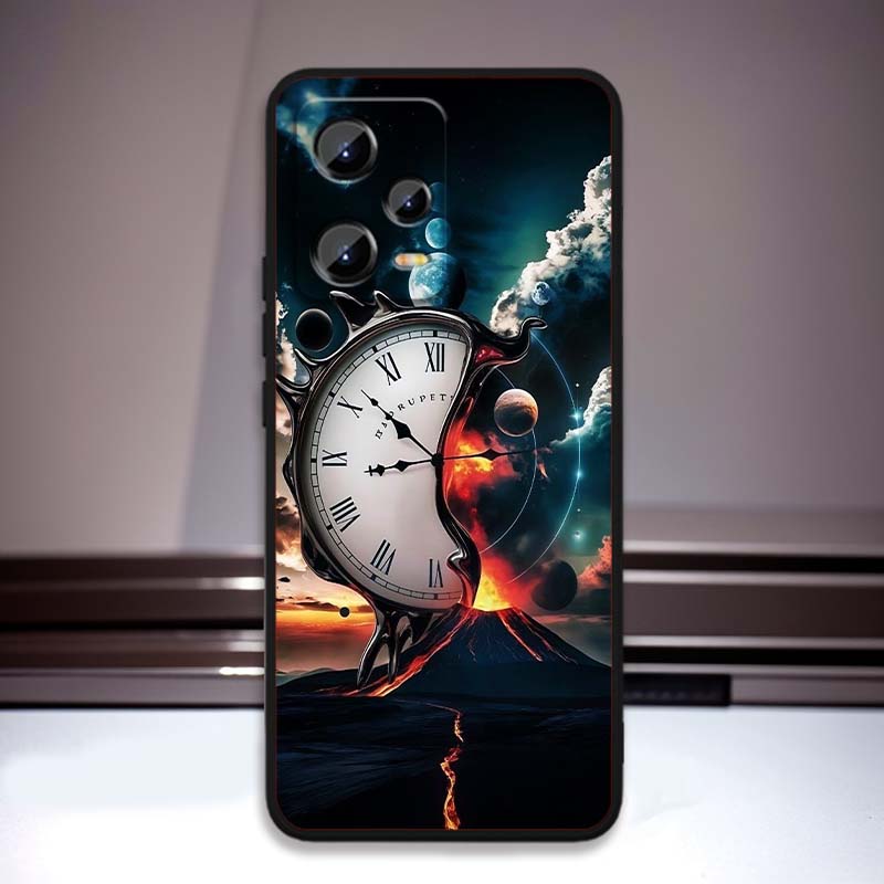 

Винтажная иллюстрация компаса Для Xiaomi Redmi Note 15 14 13 12 12S 11E 11 11S Pro Plus 4G 5G Черный Мягкий ТПУ Чехол для телефона Redmi Note 12 4G