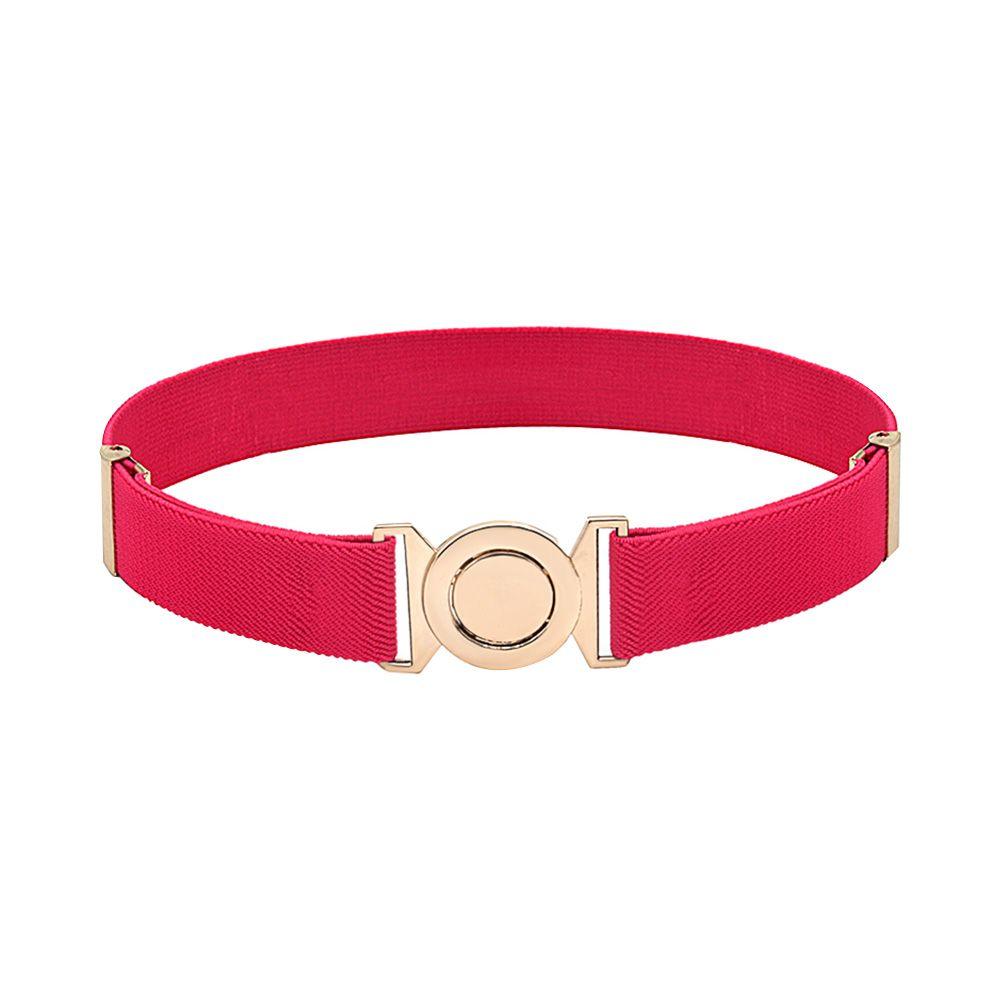 Teen Kinder Kleid Dekoration Bund Taille Gürtel Elastische Gürtel Gegenüber Schnalle