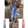 Women's Oversized Floral Printed Sleeveless Maxi Dress For Summer Holidays