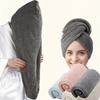 Ultra-Soft Microfiber Hair Towel Quick Dry Super Absorbent Wrap For Women Girls Gentle On Frizzy Or Damaged Hair Solid Color Bath Accessory Shower Cap