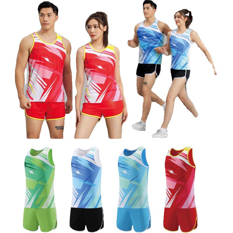 Unisex Track & Field Training Suit Set for Running, Marathon, Sprint & PE Competitions