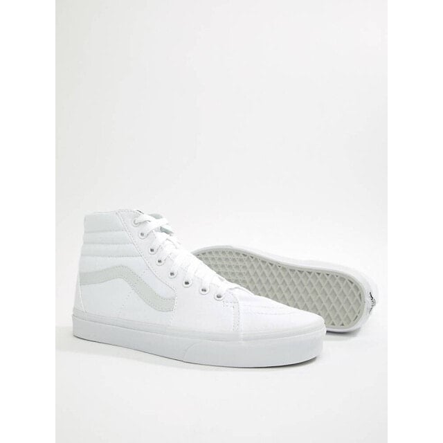 

Vans Classic SK8-Hi triple white trainers
