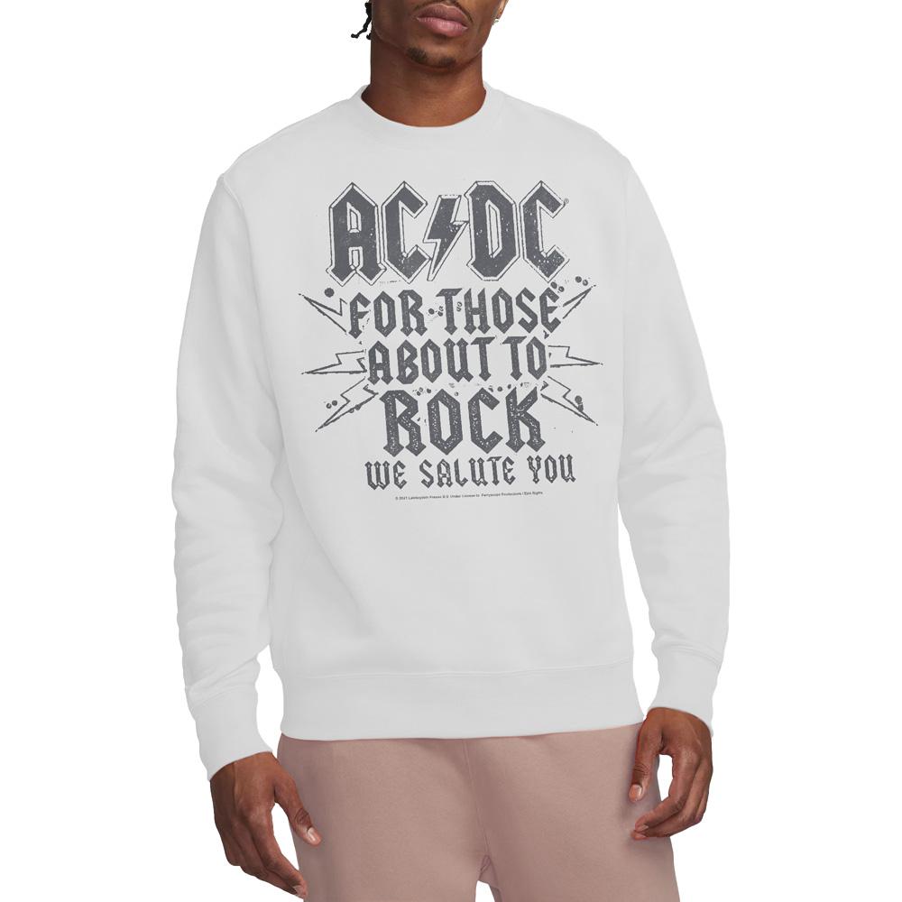 AC/DC Unisex Adult Salute Sweatshirt