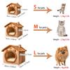 Cuccia pieghevole per animali domestici, cuccia per gatti rimovibile e lavabile, cuccia per cuccioli, divano, cuccia per animali domestici, cuccia per cani di piccola taglia e gatti di piccola e media taglia