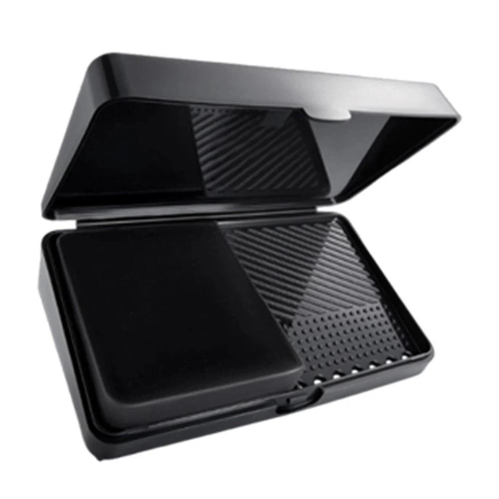 Portable Makeup Brush Washboard Mini Brush Cleaning Mat  Cosmetic Tool Cleaning чёрный