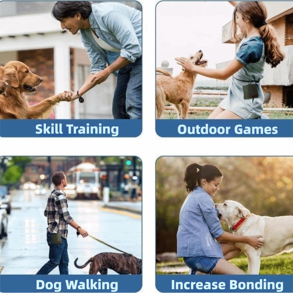 With Carabiner Dog Treat Pouch Durable Dog Training Treat Pouch Hands Free Treat Bag Dog Walking