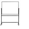 Double-Sided Movable Whiteboard & Blackout Board Easel Stand for Home & Office Teaching