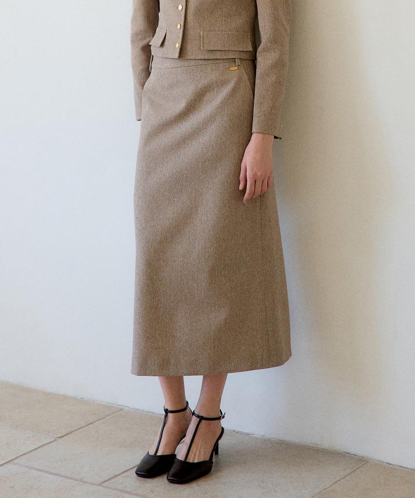 Leumeme Mariage Skirt Beige