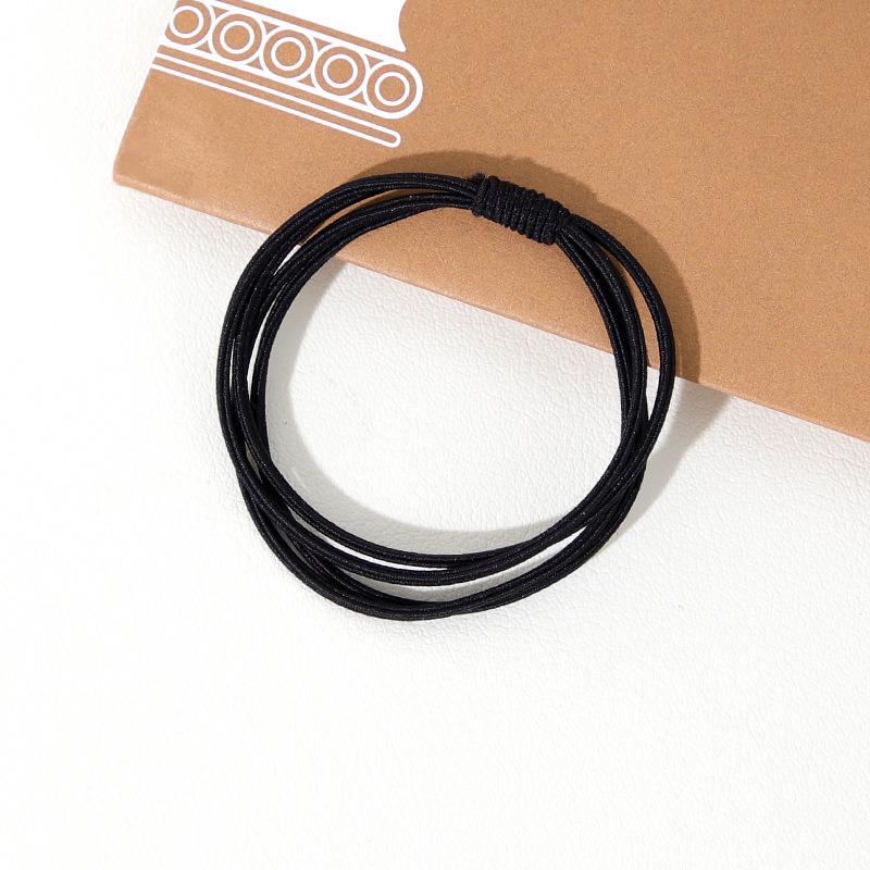 4-in-1 High Elastic Knotted Women's Hair Ties and Bands for Ponytails