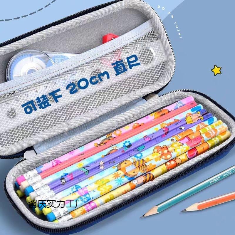 3D three-dimensional cartoon stationery box children's pencil case kindergarten large capacity primary school cheap pencil case