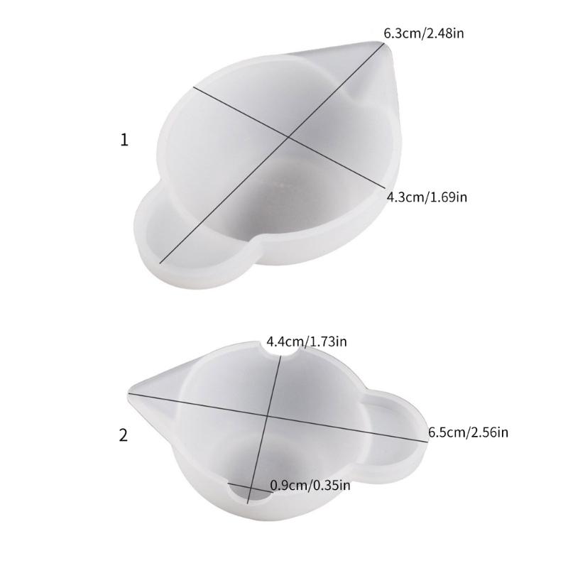 Epoxy Resin Mixing Cup Mold Jewelry Making Molds Silicone Measuring Cups Mold Handmade Craft DIY Mould Accessories