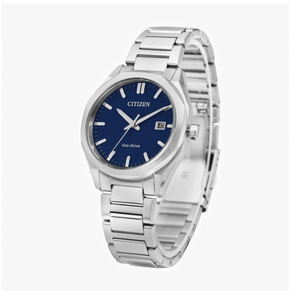 Citizen Bm7620 83l Achteck Herren Metalluhr