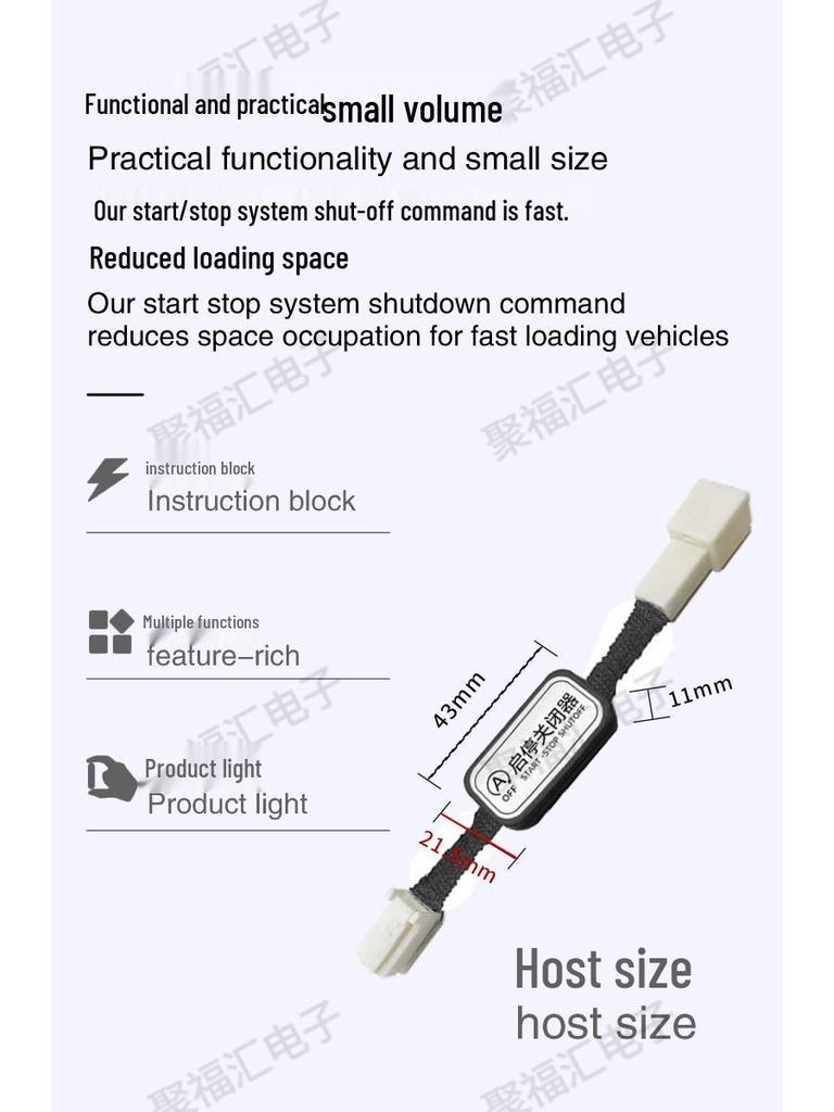 Toyota Noah 80 Series (2015-2020) Start-Stop Eliminator with Small Rocker Switch