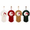 Round Shape Santa Claus Wall Hanging 20x30cm Santa Christmas Decoration  Kids Room Decoration