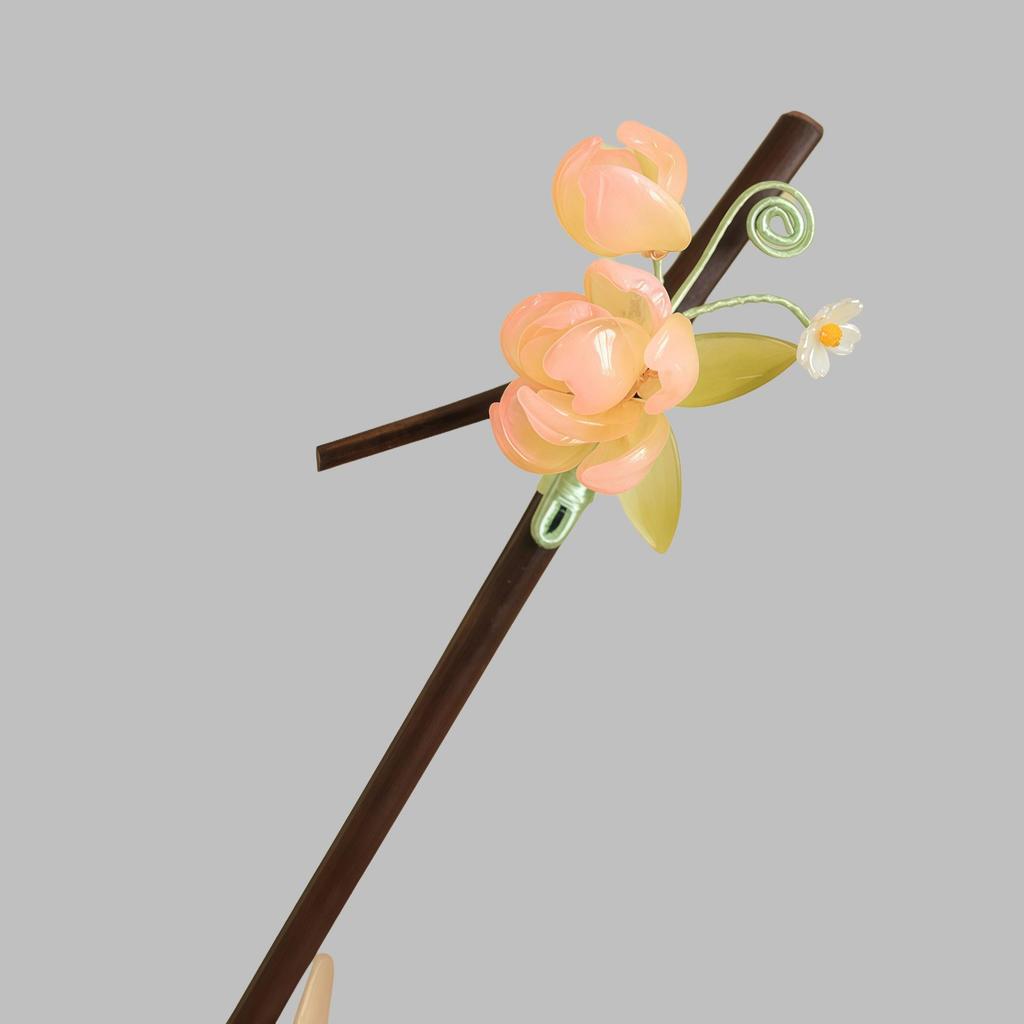 Handmade Bamboo & Wood Hairpins: Elegant Chinese-Style Updo Accessories for Women