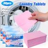 30 Pieces/pack Laundry Tablets Strong Laundry Detergent Sheet Underwear Clothes Cleaning Detergent Laundry Bubble Washing Laundry Soap Paper