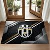 Juventus FC Design Crystal Velvet Rug Soft Decorative Mat for Bedroom Entrance