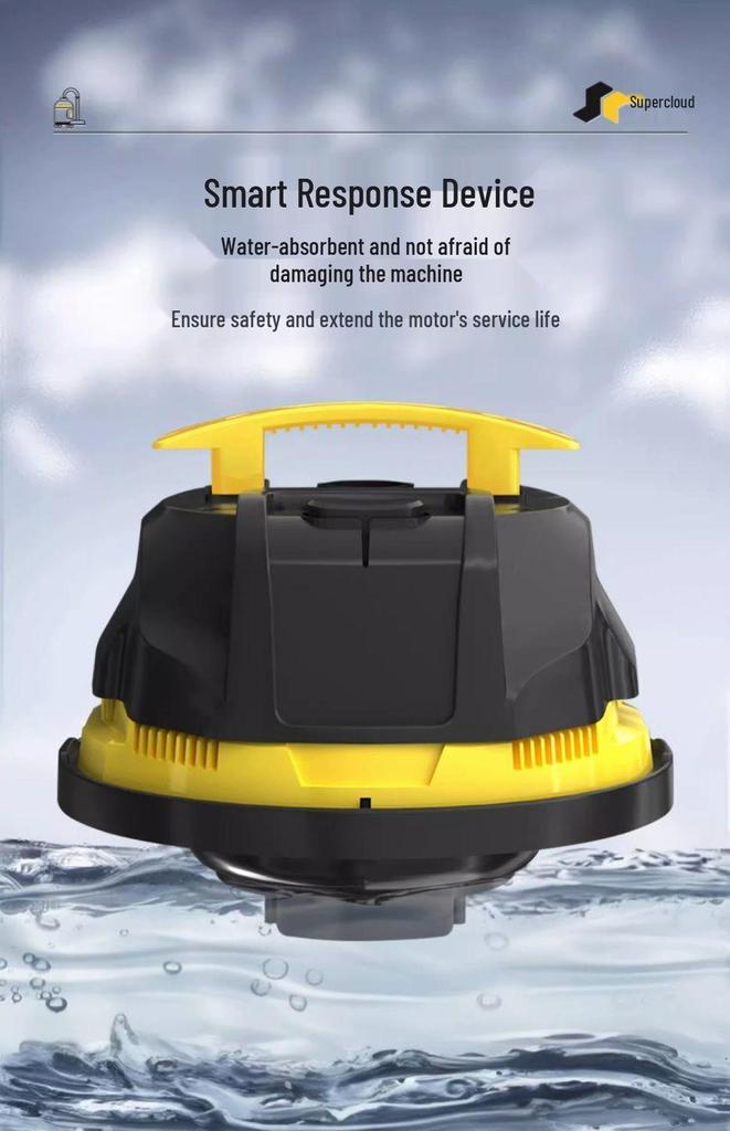 High-Suction Dual-Use Vacuum: Ideal for Home Renovation, Car Wash, Initial Cleaning, and Grout Cleaning.