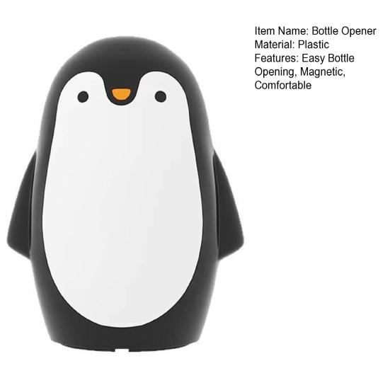 Magnetic Penguin Beer Opener Funny Cap Remover with Wall Mountable
