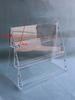 Clear Acrylic Display Stand Snack Shelf Mask Perfume Storage Rack Food Ladder Shelf Supermarket Cigarettes Book Magazines Holder