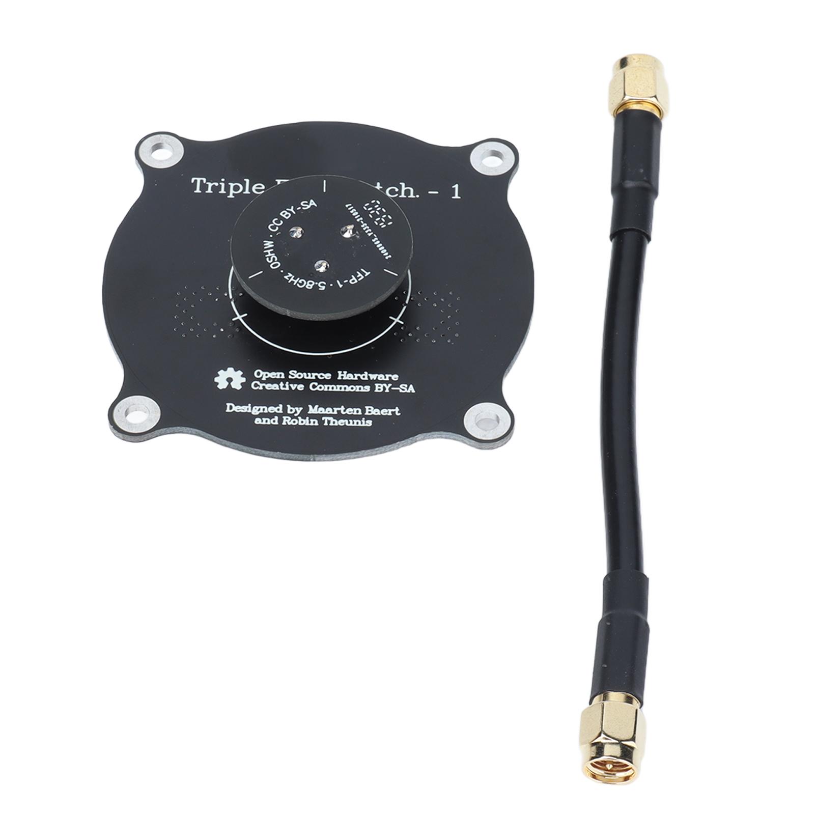 

Потрійна живильна патч-антена 5,8 ГГц Спрямовані антени з круговою поляризацією для дронів