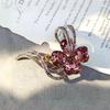 Elegant Rhinestone Animal Brooch: High-End Flower Design for Women's Coats and Accessories