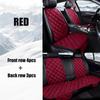 7PCS Set Warm Plush Car Seat Cushion Cover Backrest Front Rear Seat Protector Case Wear-resistant Universal Auto