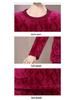 Spring New Arrival: Women's Douyin Style Jacquard Fashion Homewear Set – Stylish and Casual for Moms