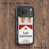 M-MGK Lost Americana LA Phone Case For iPhone 17,16,15,14,13,12,11,Pro,Max,Plus,X,XS,SE4,E,Mini Black Thickened Border Case