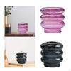 Vaso per Fiori in Vetro Portacandela Portacandele per Lumini Ornamento da Tavolo Moderno