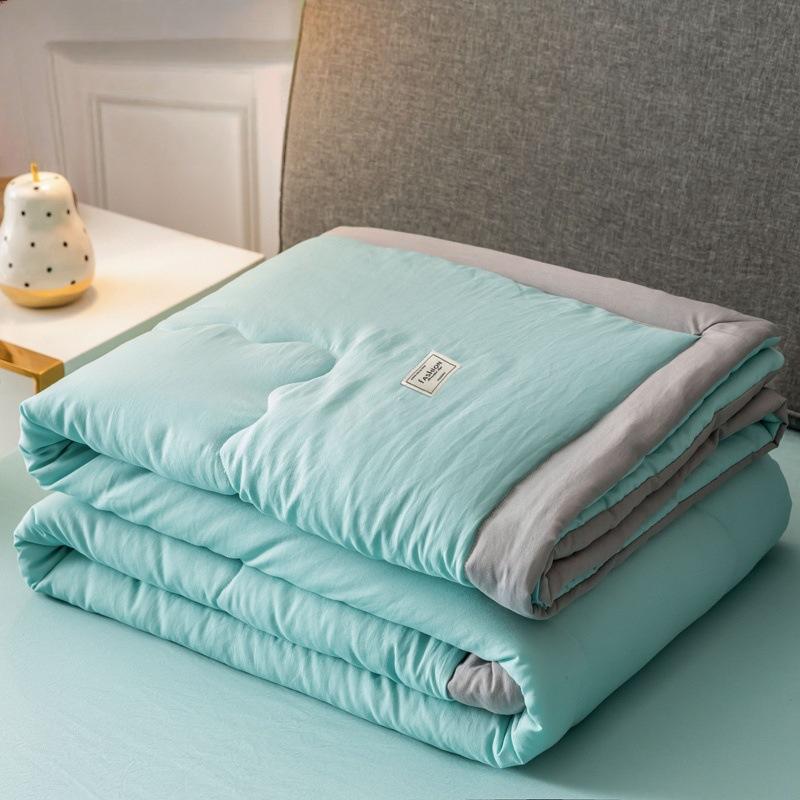 

Нордическое однотонное тонкое одеяло для лета 150X200 см Мягкое дышащее одеяло для кондиционера 1 шт. Охлаждающее одеяло для спальни 150x200cm Only quilt